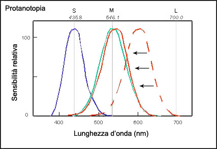 lunghezza d'onda protano